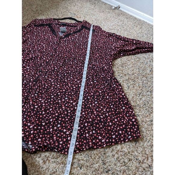 Torrid Emma Babydoll Rayon Slub Lace Trim Tunic Top 6 - Picture 3 of 12